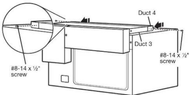 JENN-AIR MKC3157ES - Install Rear and Top Ducts - 5