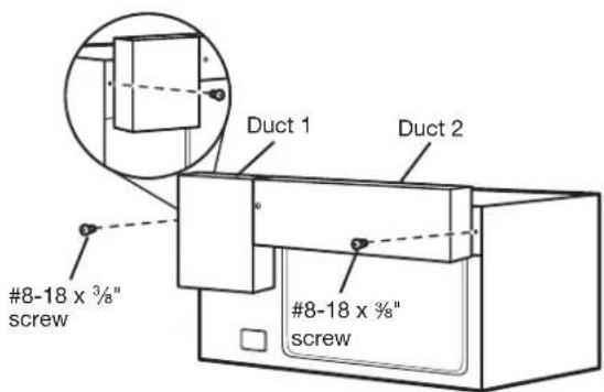 JENN-AIR MKC3157ES - Install Rear and Top Ducts - 3