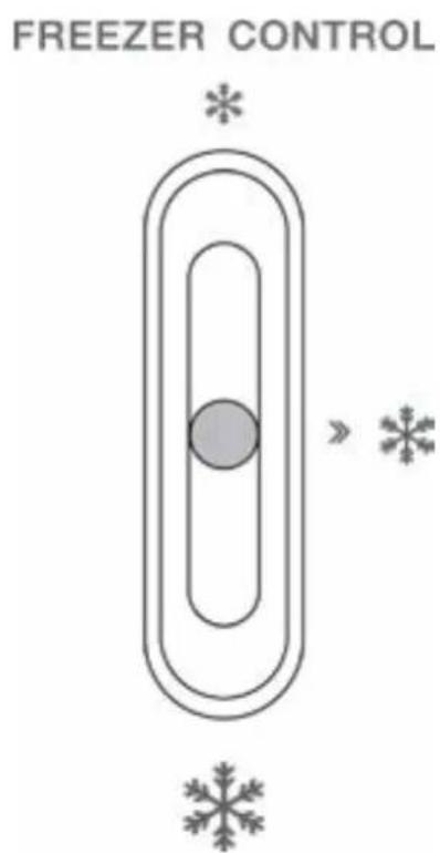 Veripart VPKVC180Z - SETTING THE FREEZER TEMPERATURE - 1