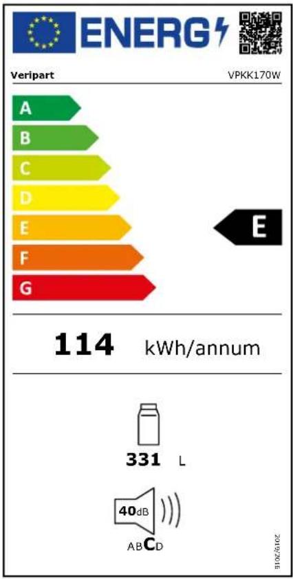 Veripart VPKK170W - 3