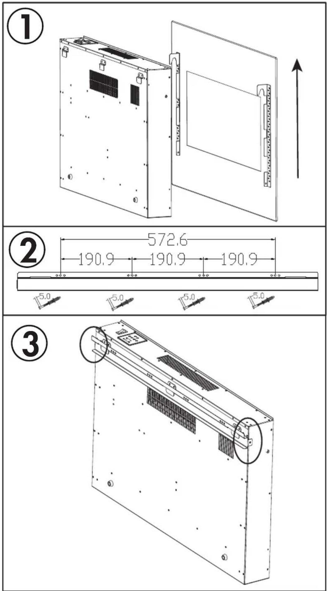 DANBY DBSF05021UD51 - INSTRUCCIONES DE INSTALLACION - 1