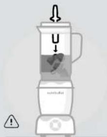 NUTRIBULLET 1000W - Assemblage et utilisation du pichet. - 9