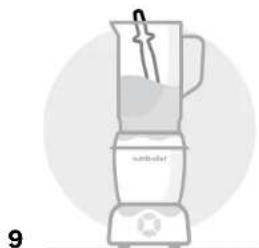 NUTRIBULLET 1000W - Assemblage et utilisation du pichet. - 8