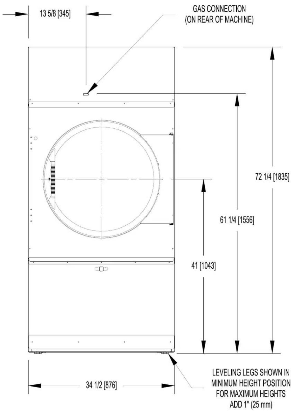 Dexter Laundry T170 - DRYER SPECIFICATION SHEET - 4