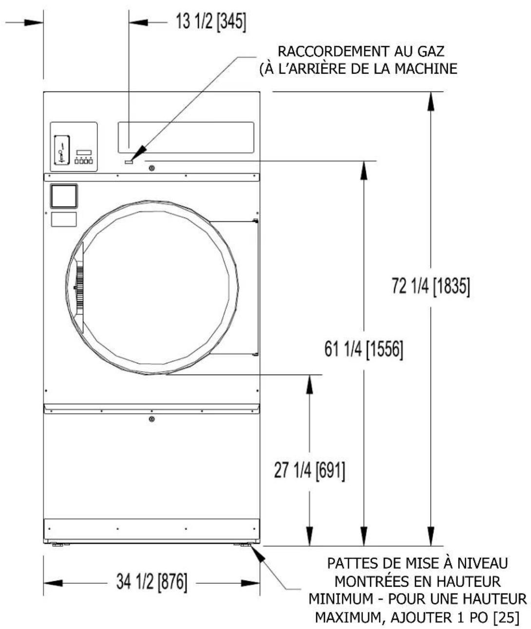 Dexter Laundry T120 - Chromatiques électriques - 230/50/1 - 3