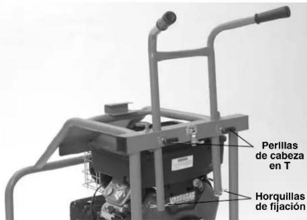 RIDGID KJ3100 - Montaje del mango de dos brazos de la KJ-3100 - 1
