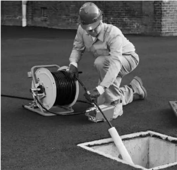 RIDGID KJ3100 - Preparación del desagüe - 1