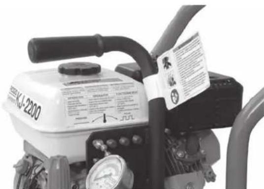 RIDGID KJ2200 - Kontrola pred prevádzkou - 3