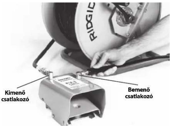 RIDGID KJ2200 - A tömlő vezetése - 1