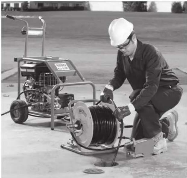 RIDGID KJ2200 - Rioolreiniger Nominale drukwaarde, PSI / bar - 1