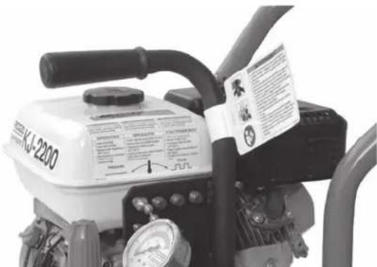 RIDGID KJ2200 - Kontrola před zahájením práce - 3