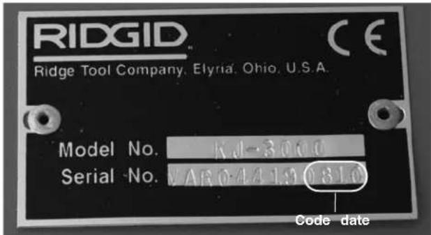 RIDGID KJ2200 - Description, caractéristiques techniques et équipements de base - 3