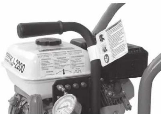 RIDGID KJ2200 - Szemrevételezés a használat előtt - 3