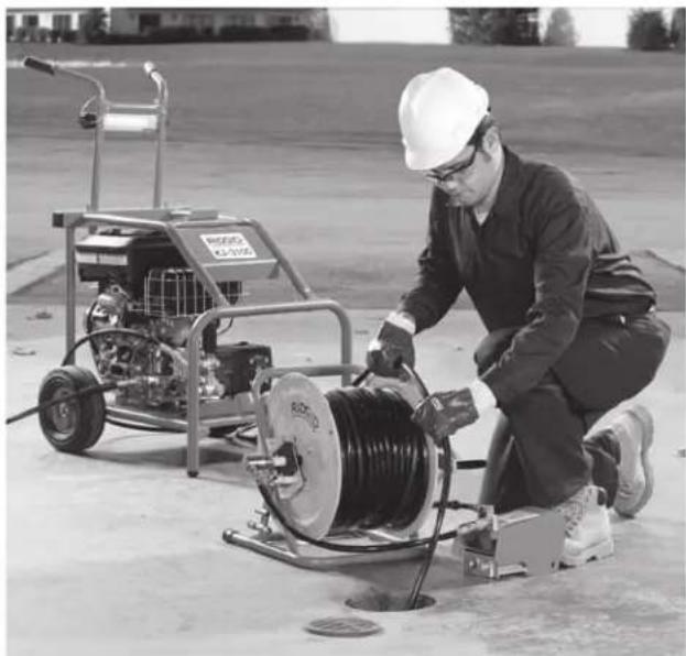 RIDGID KJ2200 - Выберите требуемую рабочую позицию. - 1