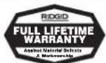 RIDGID KJ1350 - Ce qui est couvert - 1