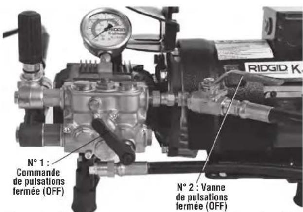 RIDGID KJ1750 - Démarrage et réglage de pression - 2