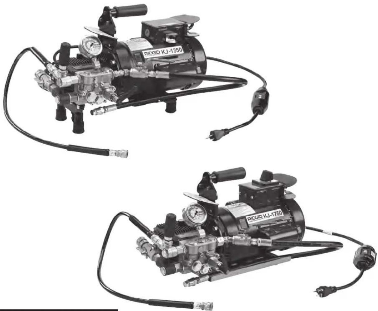 RIDGID KJ1750 - Limpiadoras de agua a presión KJ-1350 y KJ-1750 - 1