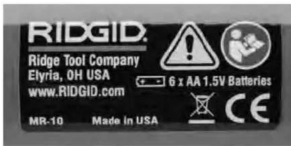 RIDGID MR10 - Pre-Operation Inspection - 2