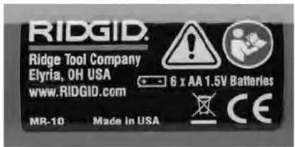 RIDGID MR10 - Inspection préalable - 1
