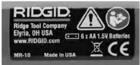 RIDGID MR10 - ADVERTENCIA - 2