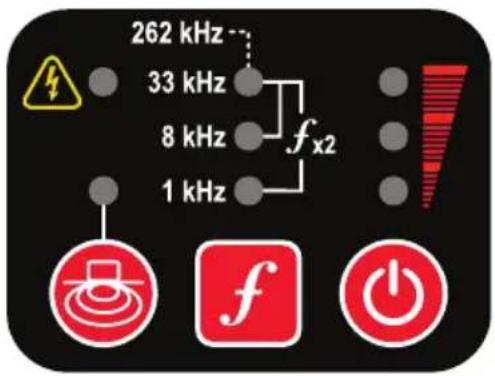 RIDGID SeekTech ST305R - Vue d'ensemble du pavé numérique - 1