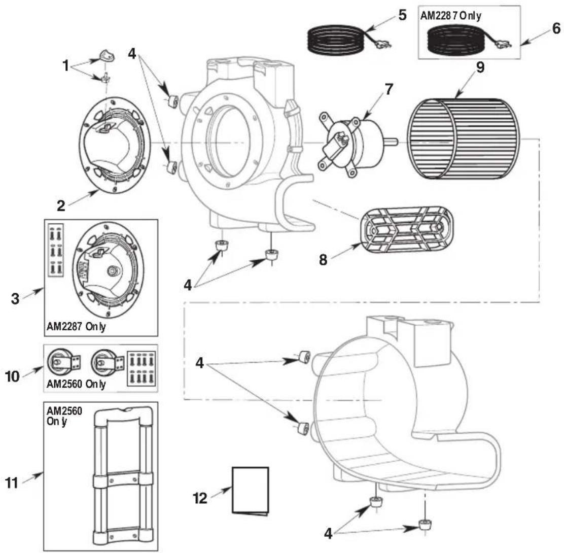 RIDGID AM22860 - Repair Parts - 1