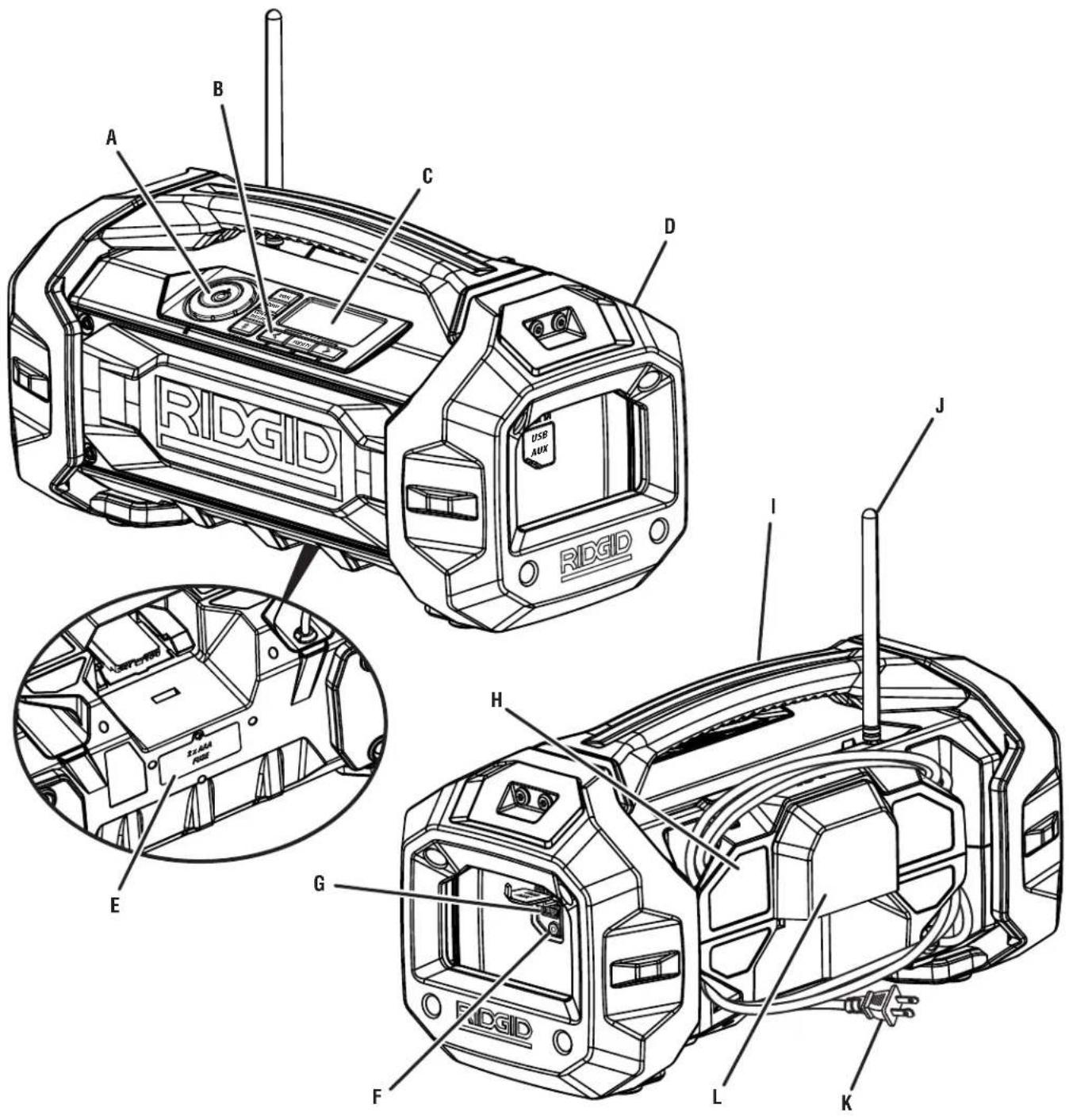 RIDGID R84087 - DECLARACIÓN DE LICENCIA DE BLUETOOTH® - 1