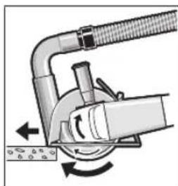 BOSCH GWS 7100 E Professional - Skæring af sten - 1