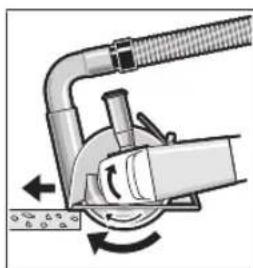 BOSCH GWS 7100 E Professional - Kó darabolása - 1