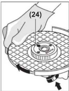 BOSCH GWS 7100 E Professional - Quick-clamping nut SDS-e/ie - 1