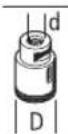 BOSCH GWS 30180 B Professional - Hurtigspennmutter SDS-clic - 2