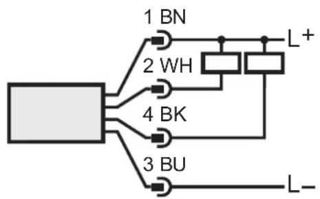 IFM TR7439 - Exemples de circuits pour raccordement de TR7439 - 2