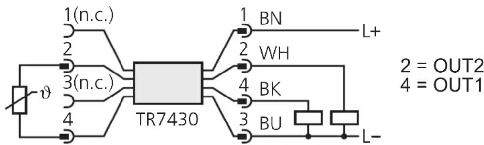 IFM TR7430 - Elektrischer Anschluß - 2