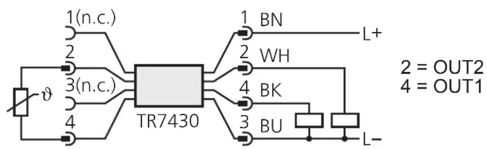 IFM TR7430 - Raccordement électrique - 2