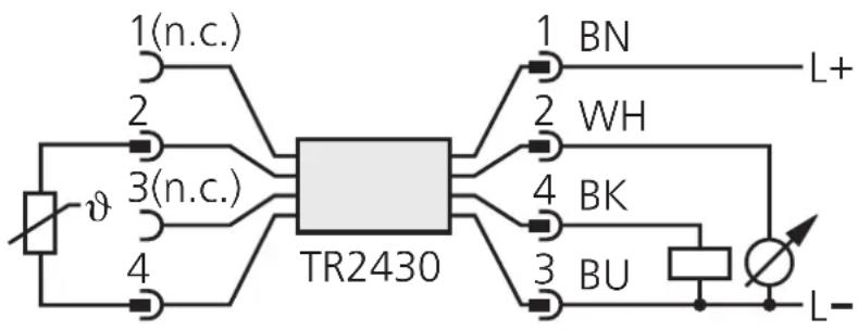IFM TR2430 - Elektrischer Anschluß - 2