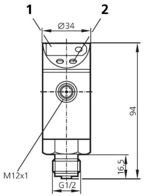 IFM TR2430 - Maßzeichnung Scale Drawing Dimensions - 1