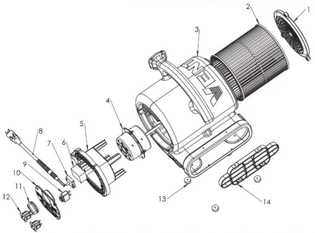 B-Air Vent VP20 - Parts List - 15