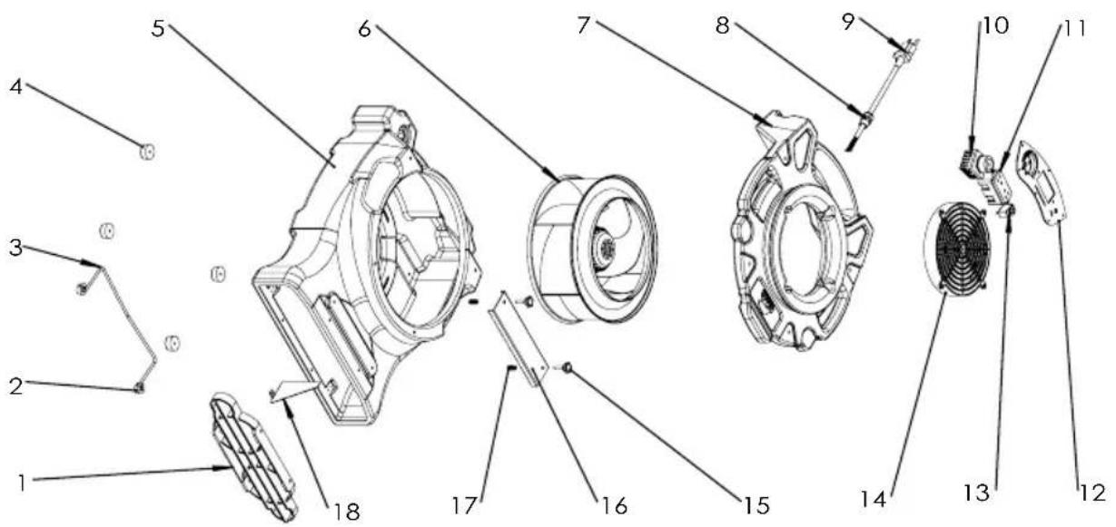 B-Air Ventlo25 - Parts List - 18