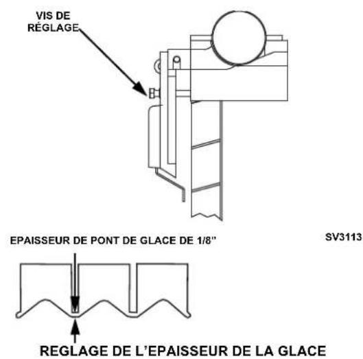 Manitowoc QuietQube S3070C - Contrôle de l'épaisseur des glaçons - 1