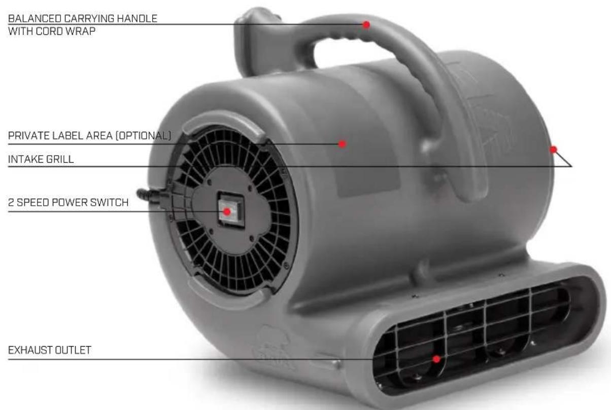 B-Air Vent VP50 - Product Features - 1