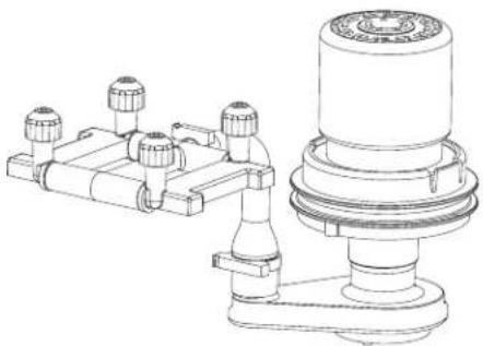 Manitowoc UCP0050A - SPRAY BAR, WATER PUMP AND HOSE - 1