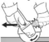 METABO WE 17150 Quick - Cutting-off operations: - 1