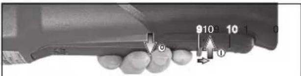 METABO WE 17150 Quick - Tolokapcsolóval" ellatott gép (Totmann funkcióval): - 1