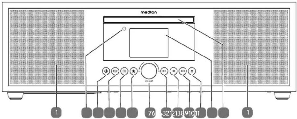 MEDION LIFE P66400 (MD 44200) - Vorderseite - 1