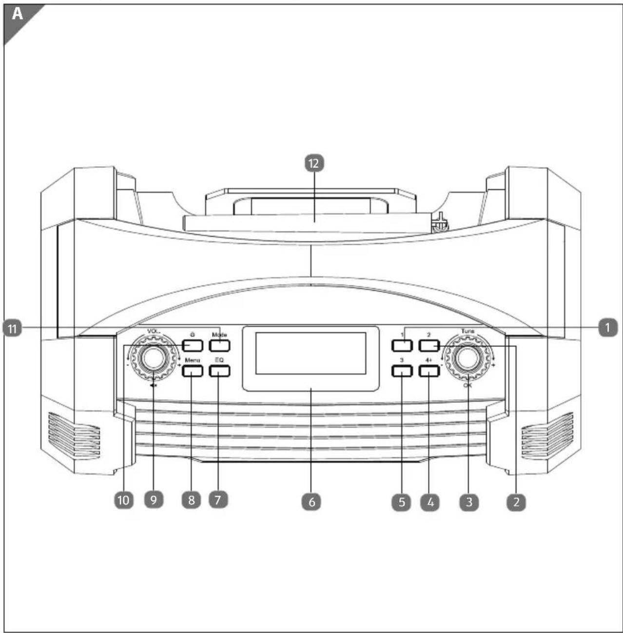 MEDION LIFE E66050 (MD 43320) - Componenti del disposativo - 1