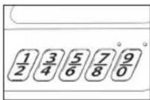 Master Lock P56069 - AKTIVACE/DEAKTIVACE ZVUKU KLÁVESNICE - 1