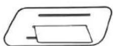 Master Lock P56069 - 電池の取付表 - 1