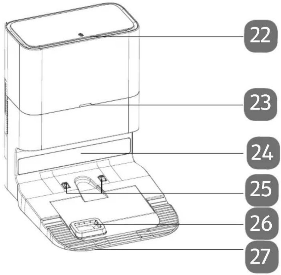 MEDION X50 SW (MD 20004) - Base di scarico (vista frontale) - 1