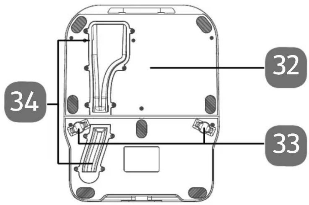 MEDION X50 SW (MD 20004) - Base di scarico (vista inferiore) - 1