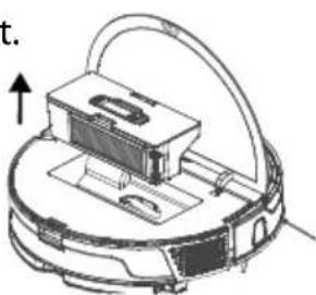 MEDION X50 SW (MD 20004) - Nettoyer le bac à poussière du robot aspirateur laveur - 1